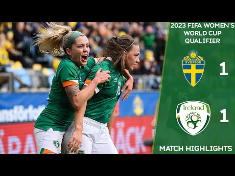HIGHLIGHTS |  Sweden WNT 1-1 Ireland WNT - 2023 FIFA Women's World Cup Qualifier