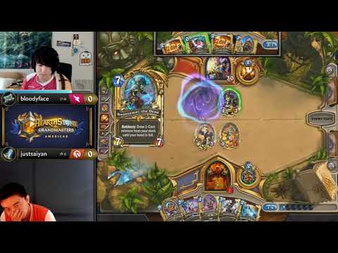 bloodyface vs justsaiyan - Hearthstone Grandmasters Americas S2 2019 - Week 6