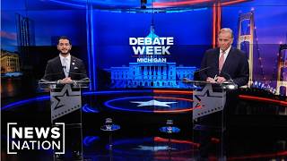 Abdul El-Sayed and Mike Rogers debate Michigan Senate race to replace retiring Gary Peters