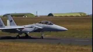 preview picture of video 'F-15 Eagles of USAF 57FIS from Keflavik at Lossiemouth c1994'