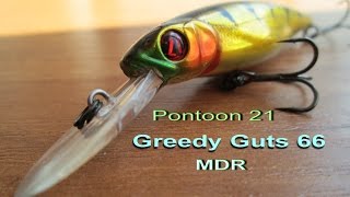 Воблер pontoon 21 greedy guts 66f-mdr