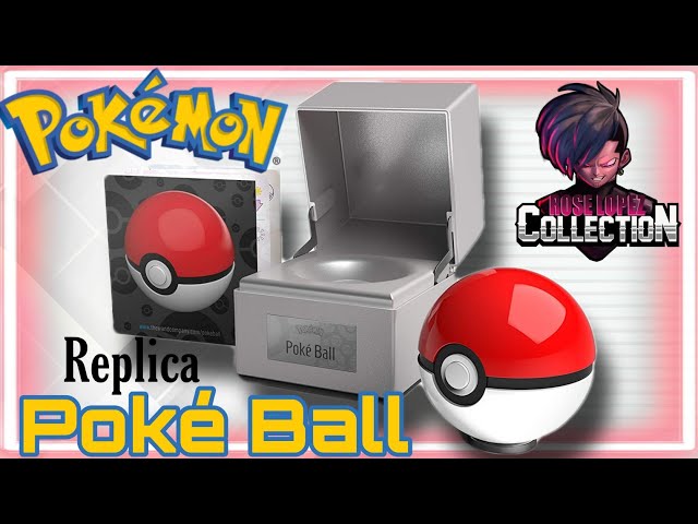 Vídeo relacionado con The Wand Company Réplica original de Poké Ball: réplica auténtica, realista, electrónica, fundida a presión con características de luz de vitrina. Con licencia oficial de Pokémon