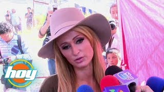 HOY | Paris Hilton brinda ayuda a damnificados del sismo en México