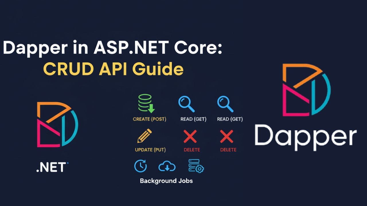 Dapper in ASP.NET Core (.NET 9) The ULTIMATE 15-Minute CRUD API Quick Start Guide