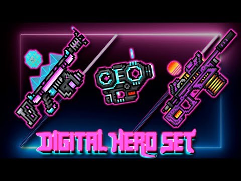 Digital Hero set : Pixel Gun 3D / Gameplay by JustZaku / pgun pxglive