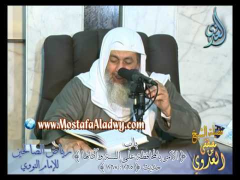  شرح رياض الصالحين ( 46 ) باب(الأمر بالمحافظة على السنة ) ح165 إلى 167 لفضيلة الشيخ مصطفى العدوي 