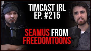 Timcast IRL #215 - AOC Ignites Tabloid Drama Distraction Deriding Cop Who Saved Her w/ FreedomToons