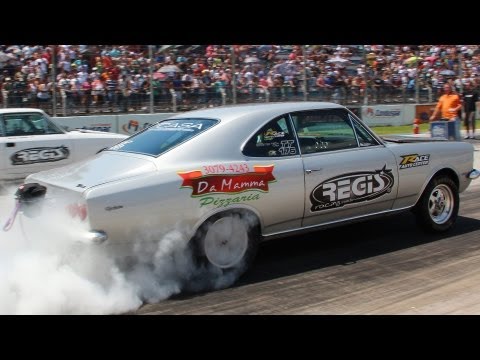 Opala 6 cil turbo TT - Patrick dos Santos - 1ª etapa Paranaense de Arrancada 2013