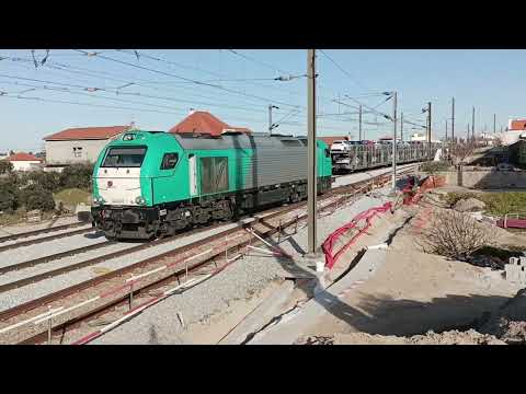 Comboios em Vilar Formoso - 11fev23 - 1ª parte