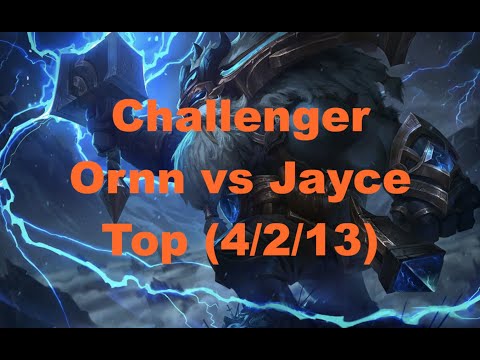 [LOL] Challenger Ornn vs Jayce Top Ep.22