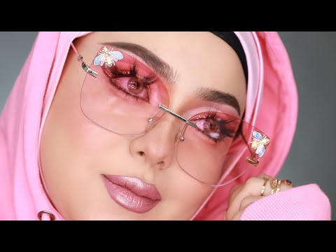 يوتيوبر عربية تحول نفسها بالميك اب لشكل عروسة لعبة