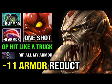 WTF -11 Armor Reduct Desolator Lifestealer Brutal Hit Like a Truck Instant 1 Shot Everyone Dota 2