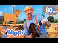 Blippi Feeds Baby Goats Fun Farm Adventure For Kids Educational Videos For Kids