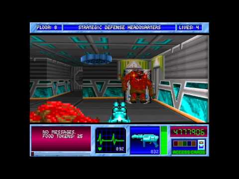 Blake Stone Aliens of Gold HD - E6M8 Strategic Defense Headquarters - Veteran - All Secrets