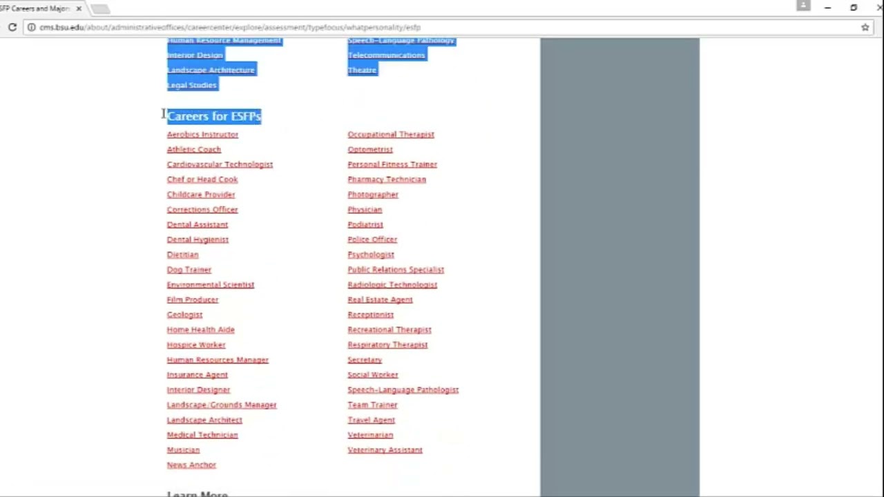 How to find Careers for Your Personality Type