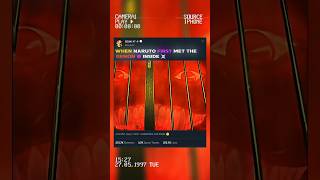 Download lagu NARUTO FIRST TIME MEETS KURAMA 🦊 NINE TAILS 😰 #shorts mp3