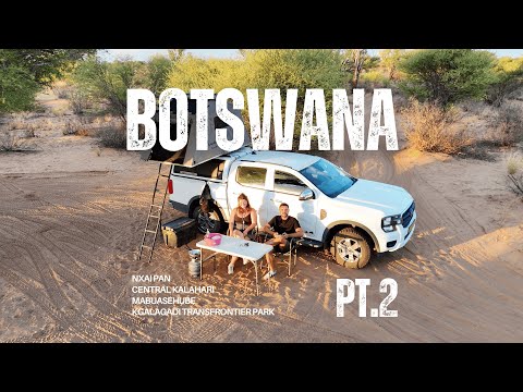 BOTSWANA part 2: Nxai Pan, Central Kalahari, Mabuasehube & Kgalagadi Transfrontier