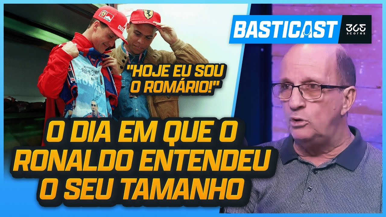 "RONALDO FALOU: HOJE EU SOU O ROMÁRIO", COMENTA UCHÔA SOBRE CONVERSA COM RONALDO FENÔMENO