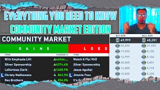 Make MILLIONS Of STUBS Off Of The COMMUNITY MARKET MLB The Show 21 Diamond Dynasty A Starter