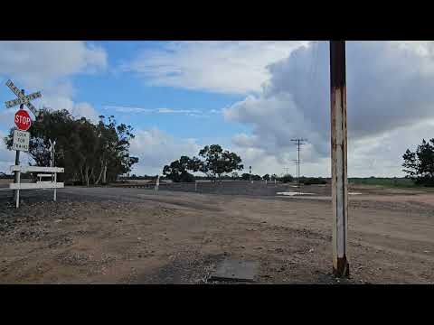 1AM8 JBRE The Overland to Melbourne, 1330, 21/7/24, Dimboola West VIC