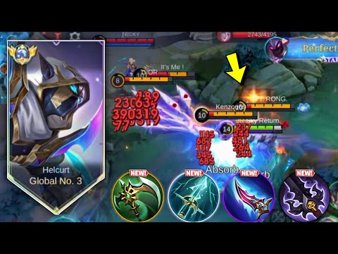 TOP GLOBAL HELCURT BEST GUIDE TO RANK UP FASTER IN 2025!!🔥( RECOMMEND BUILD AND EMBLEM) MLBB