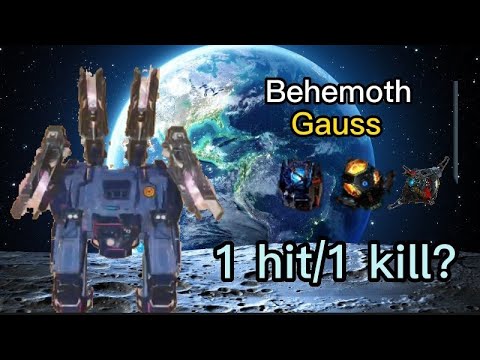War robots|| OMG! 1hit/1kill behemoth gauss gameplay 😱