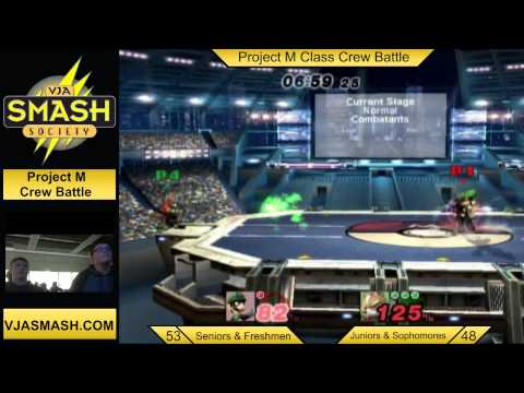 VJA Smash - Project M Crew Battle - Seniors and Freshman vs Juniors and Sophomores - 1 / 2