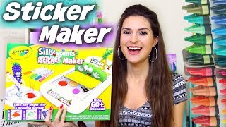 Testing CRAYOLA STICKER MAKER Craft Kit