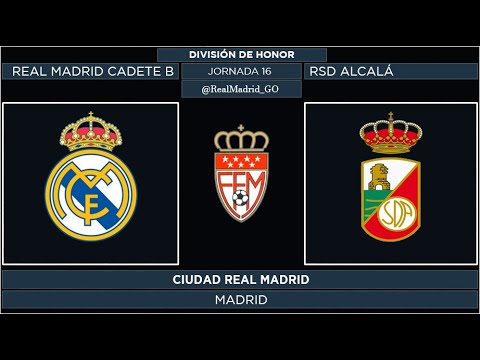 Real Madrid Cadete B - RSD Alcalá | División de Honor Cadete 2021/22 | Jornada 16