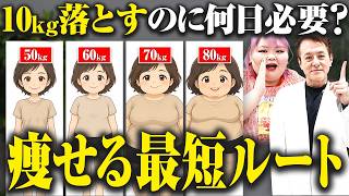 【体重別】10kg減に必要な期間と最速で痩せる方法教えます