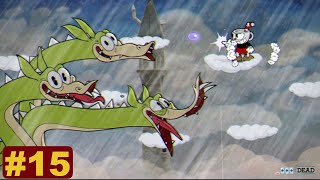 ドラゴン戦は普通物語終盤でしょ~vsグリムマッチスティック~#15【Cuphead(カップヘッド)】