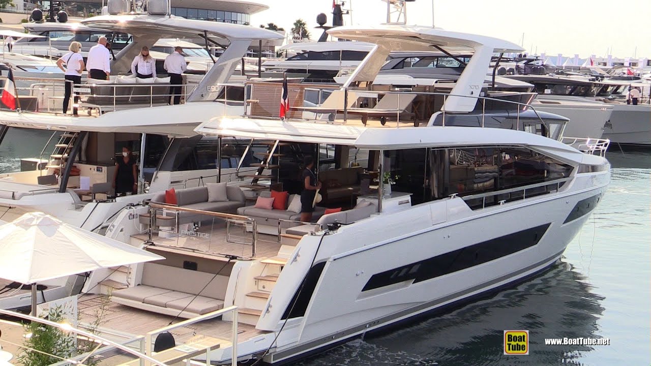 Prestige X70 Luxury Yacht - Walkaround Tour