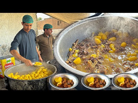 TASTE OF HISTORY - 100 YEAR-OLD AFGHAN DISH NAMKEEN GOSHT | HOW TO MAKE BEEF ROSH RECIPE