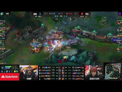 LoL Worlds 2022 Malrang Insane lee sin kick vs TES