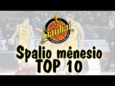 BC "Šiauliai" Top-10 (2014 m. spalis)