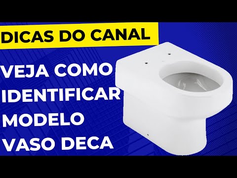 Part of a video titled Como Identificar Modelo de Vaso sanitário, Cuba e Caixa Acoplada ...
