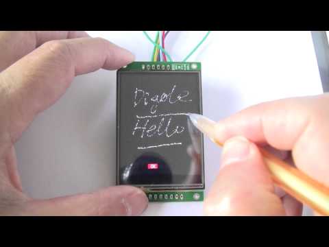 Digole Serial LCD module with Touch Screen-Calibration by using command