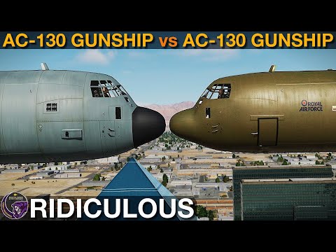AC-130 Gunship vs AC-130 Gunship: Dogfight? | DCS