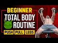 TOTAL BODY Kettlebell Routine For Beginners [Push - Pull - Grind!] | Coach MANdler