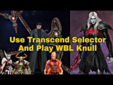 7th Anniversary Transcend Selector Use And Play WBL Knull - Marvel Future Fight