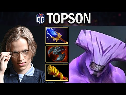 OG.TOPSON SMURF FACELESS VOID WITH AGHS-SATANIC - DOTA 2 7.27 GAMEPLAY