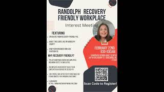 Randolph Recovery Friendly Workforce Interest Meeting