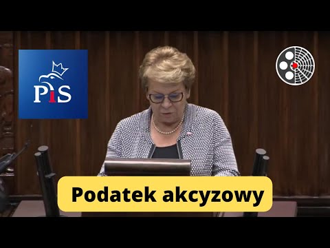 Ewa Szymańska przedstawiła sprawozdanie o zmianie podatku akcyzowego