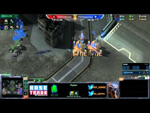 [HOTS] AGMurdercore vs FXOHappyzerg - Newkirk City - PvZ
