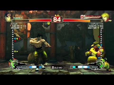 CJ Truth (Fei Long) vs. CmPunk1113 (Ken) SSF4 AE 2012
