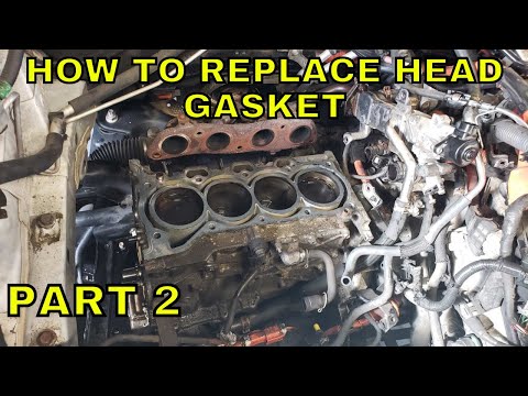 How To Replace Head Gasket On Toyota Prius Part 2