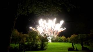 preview picture of video 'Firework Display at Kerry & William's  Wedding'