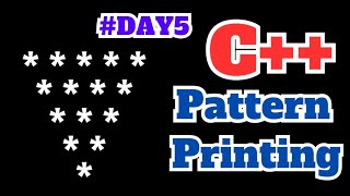 Pattern Printing in C++ Program | Inverted pyramid pattern printing in c++