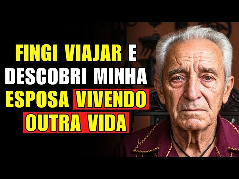 FINGI VIAJAR E DESCOBRI MINHA ESPOSA VIVENDO OUTRA VIDA... 👴❤️ HISTÓRIA REAL DESTE AVÔ
