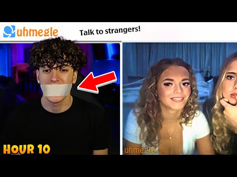 Omegle, But I CANT SPEAK For 24 HOURS...
